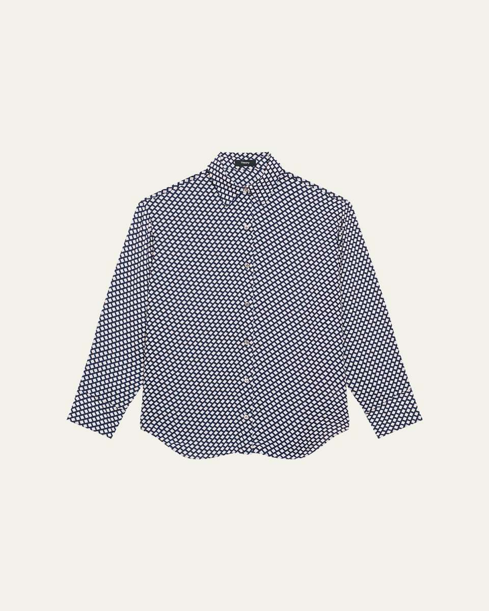 Geometric Boyfriend Shirt